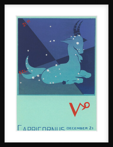 Capricorn, The Goat by Anonymous