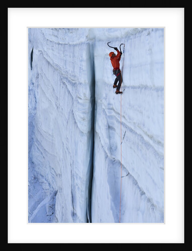Ice climbing in the Bernes Oberland, Swiss Alps by Anonymous