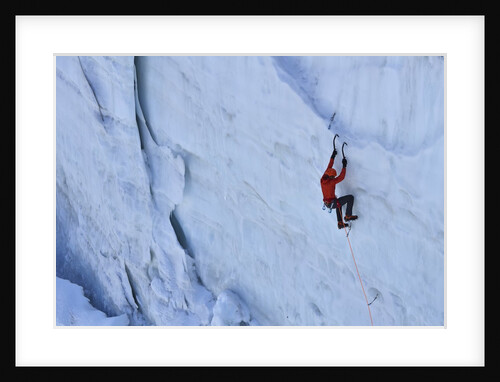 Ice climbing in the Bernes Oberland, Swiss Alps by Anonymous