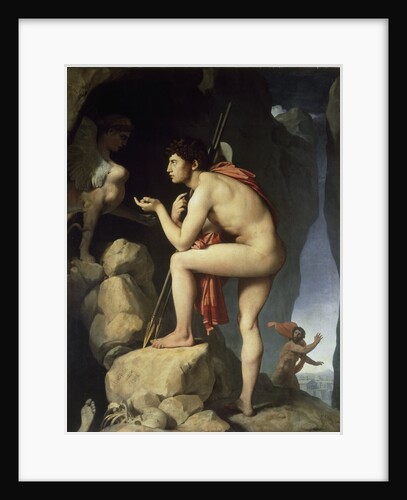 Oedipus Explaining the Enigma of the Sphinx by Jean-Auguste-Dominique Ingres