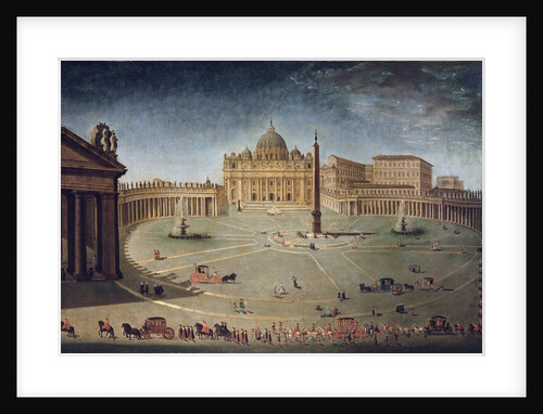 Saint Peter's Square in Rome by Anonymous