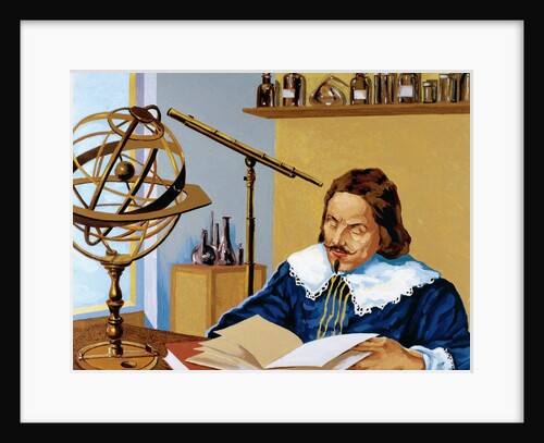 Evangelista Torricelli (1608-1647). Italian physicist and mathematician. by Anonymous