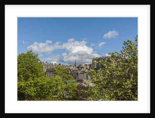 View of Old town from Princess Gardens by Anonymous