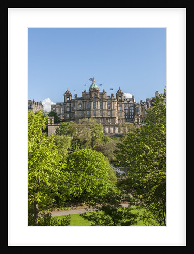 View of Old town from Princess Gardens by Anonymous