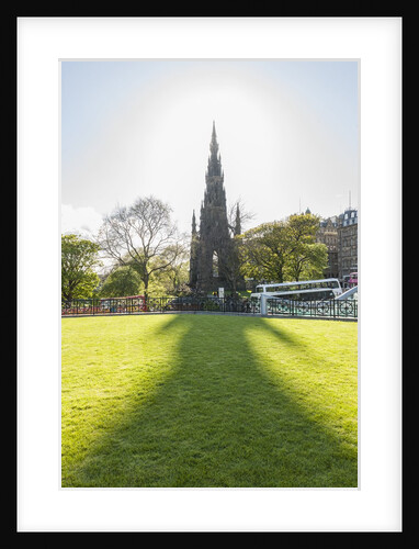 Scott Monument along Princess street by Anonymous