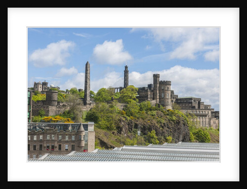 Calton Hill view from North Bridge by Anonymous