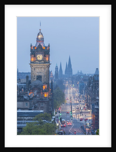 Princess street view from Calton Hill by Anonymous