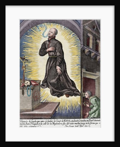 Ignatius of Loyola (1491-1556). Priest since 1537. Founded the Society of Jesus (Jesuits). by Anonymous