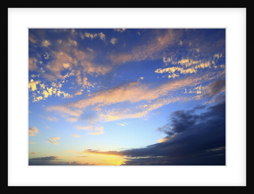 Sandy Lane beach at sunset by Anonymous