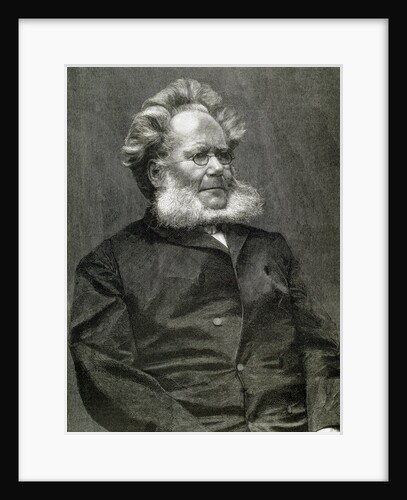 Ibsen, Henrik (1828-1906). Norwegian writer. by Anonymous