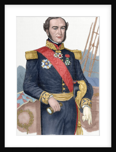 Ferdinand-Alphonse Hamelin (1796-1864). Engraving. Colored. by Anonymous