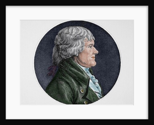 Thomas Jefferson (1743-1826). American Founding Father. President of the United State (1801-1809). C by Anonymous