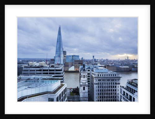 The Thames river and The Shard (Renzo Piano architect) from The Monument by Anonymous