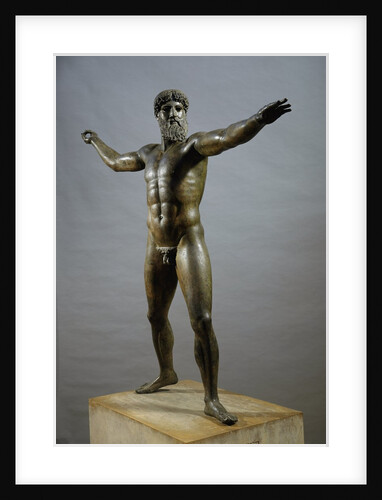 Bronze sculpture of Poseidon or Zeus by Kalamis