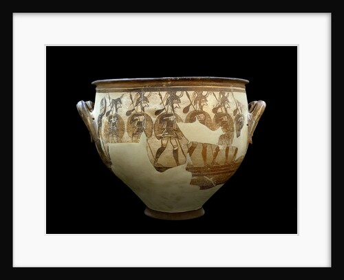 Mycenaean art: Crater of the Warriors by Anonymous
