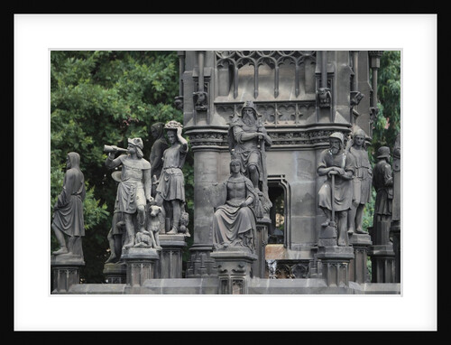 Detail of sculpture on Kranner's fountain in Prague by Anonymous