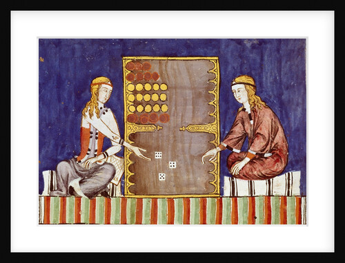 Women playing backgammon, 1283 by Anonymous