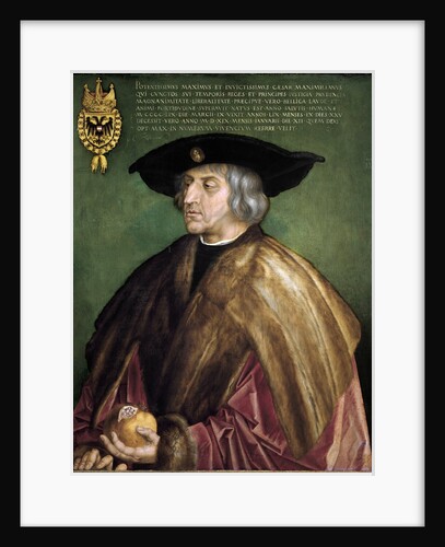 Portrait of Maximilian I of Austria by Albrecht Dürer