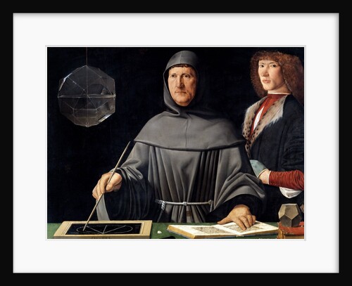 Portrait of Fra Luca Pacioli by Jacopo de Barbari