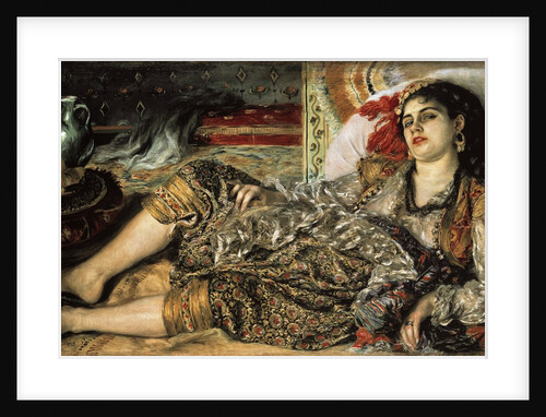 Odalisque (Woman of Algiers) by Pierre Auguste Renoir