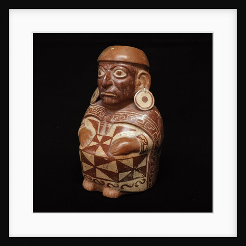 Moche anthropomorphic bottle by Anonymous