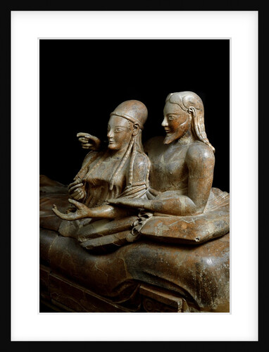 Detail of Etruscan Sarcophagus of the Spouses by Anonymous