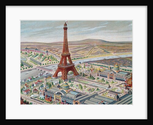 View of the Universal Exhibition with the Eiffel Tower, 1889 by Anonymous