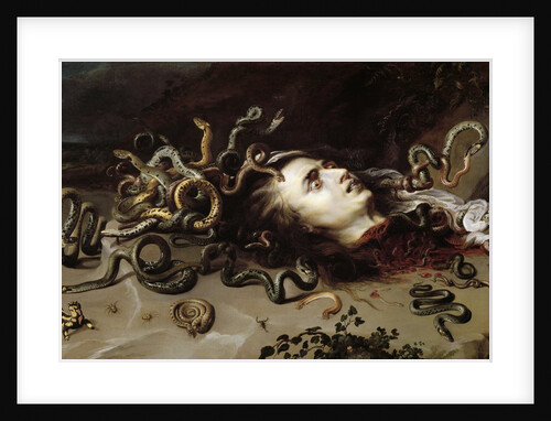 Head of Medusa - Painting by Pierre Paul Rubens