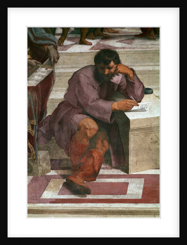 Detail of Heraclitus from the School of Athens by Raphael
