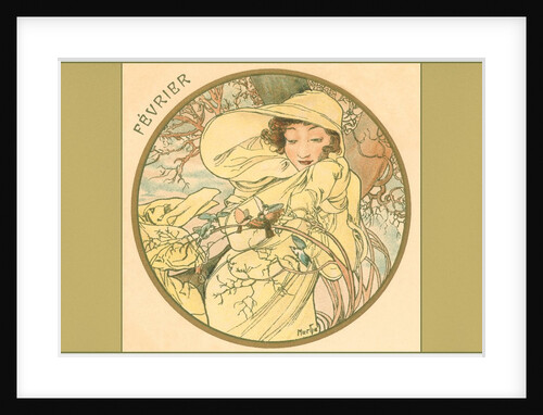 Art Nouveau Fevrier by Anonymous