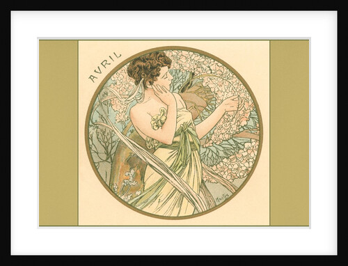 Art Nouveau Avril by Anonymous