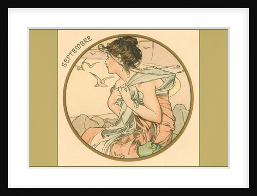 Art Nouveau Septembre by Anonymous