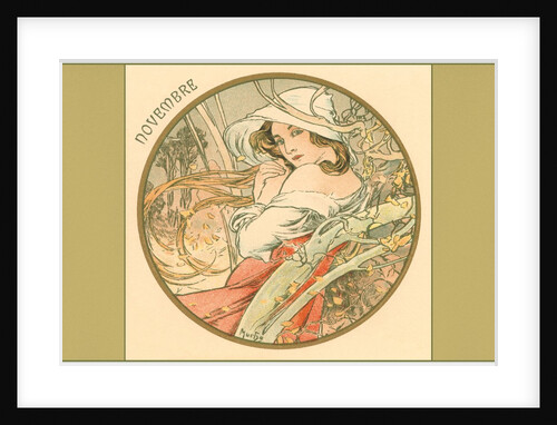 Art Nouveau Novembre by Anonymous