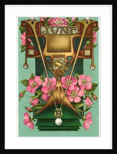 Art Nouveau June, Cancer by Anonymous