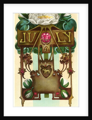 Art Nouveau July, Leo by Anonymous
