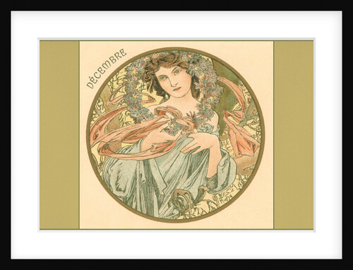 Art Nouveau Decembre by Anonymous