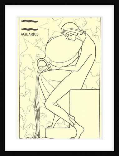 Aquarius, Water Bearer by Anonymous