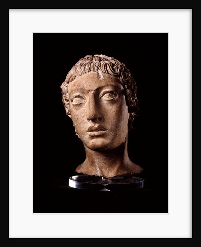 Etruscan sculpture head known as "Malavolta" by Anonymous