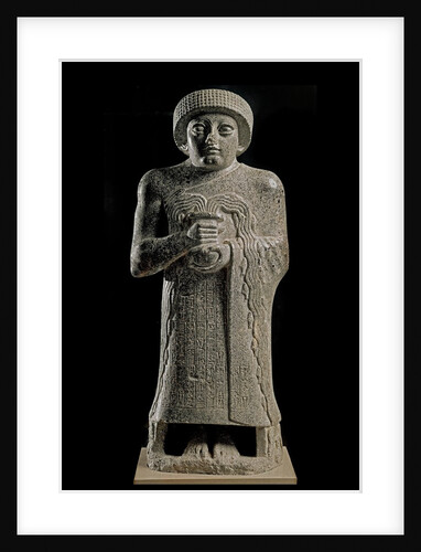 Gudea, Prince of Lagash, called "Statue with gushing vase" by Anonymous