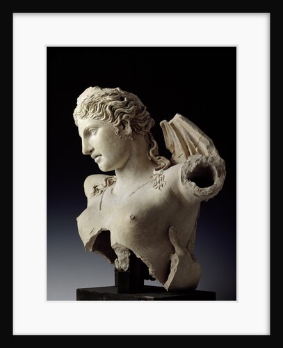 Clay bust sculpture of Aphrodite or Persephone by Anonymous