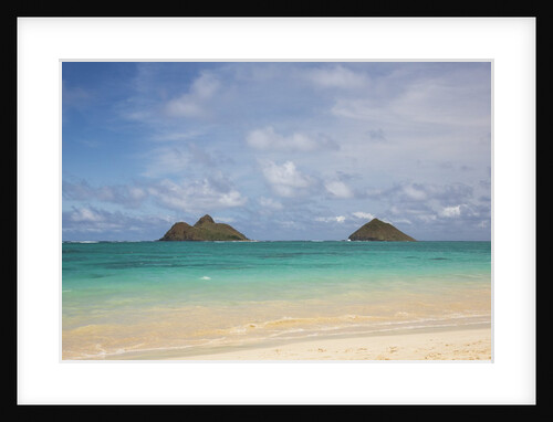 Lanikai Beach and Islands in Background by Anonymous