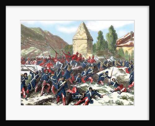 Italian unification (1859-1924). Battle of Volturno (1860). Neapolitans recoil to the other side of by Anonymous