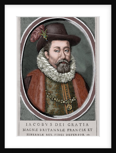 James VI and I (1566-1625). King of Scots as James VI and king of England and Ireland as James I. Co by Anonymous