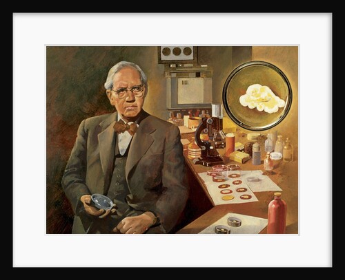 Alexander Fleming (1881-1955). British microbiologist. by Anonymous