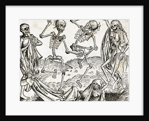The Dance of Death (1493) by Michael Wolgemut, from the Liber chronicarum by Hartmann Schedel.