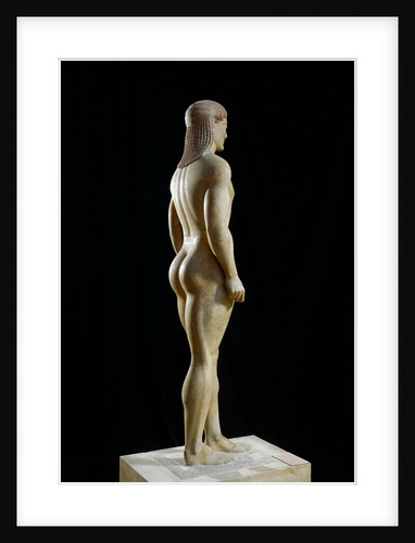 Archaic Greek kouros by Anonymous