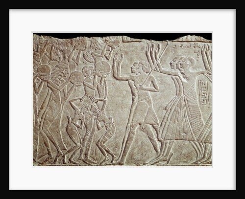 Ancient Egyptian bas-relief depicting farewell to the deceased by Anonymous