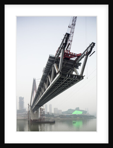 Dongshuimen Bridge Construction, Chongqing, China by Anonymous