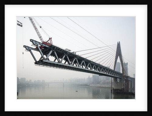Dongshuimen Bridge Construction, Chongqing, China by Anonymous