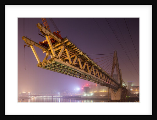 Dongshuimen Bridge Construction, Chongqing, China by Anonymous